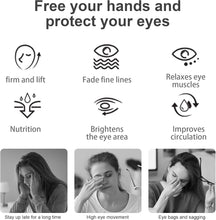 Load image into Gallery viewer, Under Eye Red Light Therapy Glasses with Dark Circle, Eye Bag and Wrinkle Elimination Massage