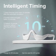 Load image into Gallery viewer, Under Eye Red Light Therapy Glasses with Dark Circle, Eye Bag and Wrinkle Elimination Massage
